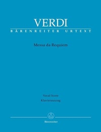 Abbildung von: Messa da Requiem - Baerenreiter-Verlag