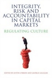 Abbildung von: Integrity, Risk and Accountability in Capital Markets - Hart Publishing