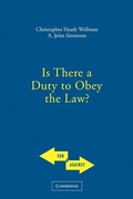 Cover: Is There a Duty to Obey the Law? - Cambridge University Press