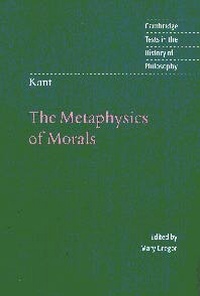 Enlarge image Cover: Kant: The Metaphysics of Morals - Cambridge University Press