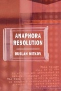 Cover: Anaphora Resolution - Routledge