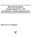 Cover: Behavioral Assessment in School Psychology - Routledge