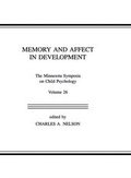 Cover: Memory and Affect in Development - Psychology Press Ltd