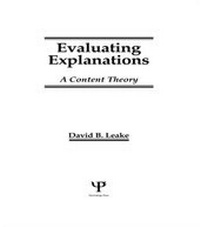 Enlarge image Cover: Evaluating Explanations - Psychology Press Ltd