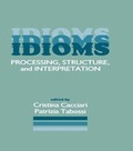 Cover: Idioms - Psychology Press Ltd