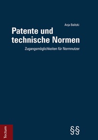 Abbildung von: Patente und technische Normen - Tectum Wissenschaftsverlag