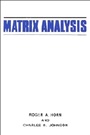 Cover: Matrix Analysis - Cambridge University Press
