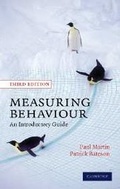 Cover: Measuring Behaviour - Cambridge University Press