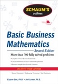 Cover: Schaum's Outline of Basic Business Mathematics - McGraw-Hill Education