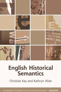 Enlarge image Cover: English Historical Semantics - Edinburgh University Press