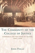 Cover: The Community of the College of Justice - Edinburgh University Press