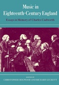 Cover: Music in Eighteenth-Century England - Cambridge University Press