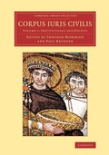 Cover: Corpus iuris civilis - Cambridge University Press