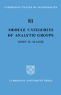 Cover: Module Categories of Analytic Groups - Cambridge University Press