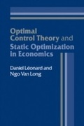 Cover: Optimal Control Theory and Static Optimization in Economics - Cambridge University Press
