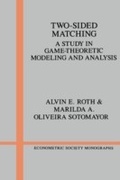 Cover: Two-Sided Matching - Cambridge University Press