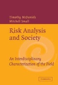 Cover: Risk Analysis and Society - Cambridge University Press