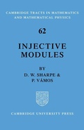 Cover: Injective Modules - Cambridge University Press