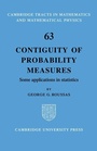 Cover: Contiguity of Probability Measures - Cambridge University Press