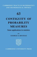 Cover: Contiguity of Probability Measures - Cambridge University Press