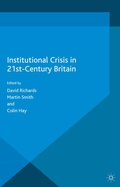 Cover: Institutional Crisis in 21st Century Britain - Palgrave Macmillan