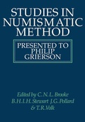 Cover: Studies in Numismatic Method - Cambridge University Press