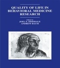Cover: Quality of Life in Behavioral Medicine Research - Psychology Press Ltd