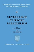 Cover: Generalized Clifford Parallelism - Cambridge University Press