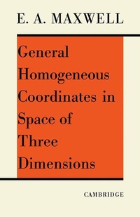 Abbildung von: General Homogeneous Coordinates in Space of Three Dimensions - Cambridge University Press
