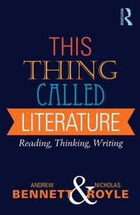 Enlarge image Cover: This Thing Called Literature - Routledge