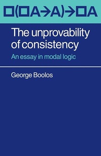 Enlarge image Cover: The Unprovability of Consistency - Cambridge University Press