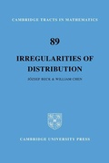Cover: Irregularities of Distribution - Cambridge University Press