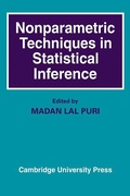 Cover: Nonparametric Techniques in Statistical Inference - Cambridge University Press