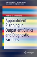 Cover: Appointment Planning in Outpatient Clinics and Diagnostic Facilities - Springer