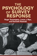 Cover: The Psychology of Survey Response - Cambridge University Press