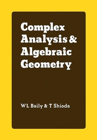 Abbildung von: Complex Analysis and Algebraic Geometry - Cambridge University Press