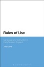 Cover: Rules of Use - Bloomsbury Academic