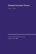 Cover: Classical Invariant Theory - Cambridge University Press