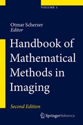 Cover: Handbook of Mathematical Methods in Imaging - Springer