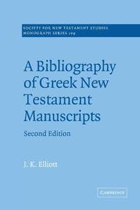 Bild: A Bibliography of Greek New Testament Manuscripts - Cambridge University Press