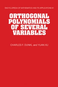 Enlarge image Cover: Orthogonal Polynomials of Several Variables - Cambridge University Press