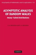 Cover: Asymptotic Analysis of Random Walks - Cambridge University Press