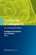 Cover: Encyclopedia of Schizophrenia - Springer Healthcare