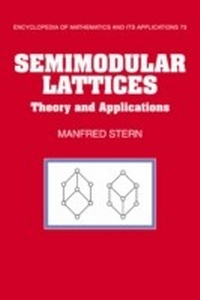 Enlarge image Cover: Semimodular Lattices - Cambridge University Press