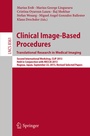 Cover: Clinical Image-Based Procedures. Translational Research in Medical Imaging - Springer