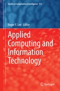 Cover: Applied Computing and Information Technology - Springer