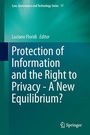 Cover: Protection of Information and the Right to Privacy - A New Equilibrium? - Springer
