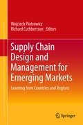 Cover: Supply Chain Design and Management for Emerging Markets - Springer