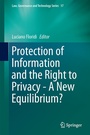 Cover: Protection of Information and the Right to Privacy - A New Equilibrium? - Springer