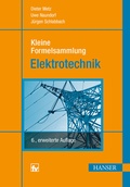Cover: Kleine Formelsammlung Elektrotechnik - Hanser